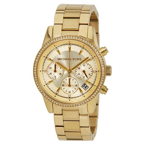 michael kors mk6356 ritz|Michael Kors Women's Chronograph Ritz Stainless Steel .